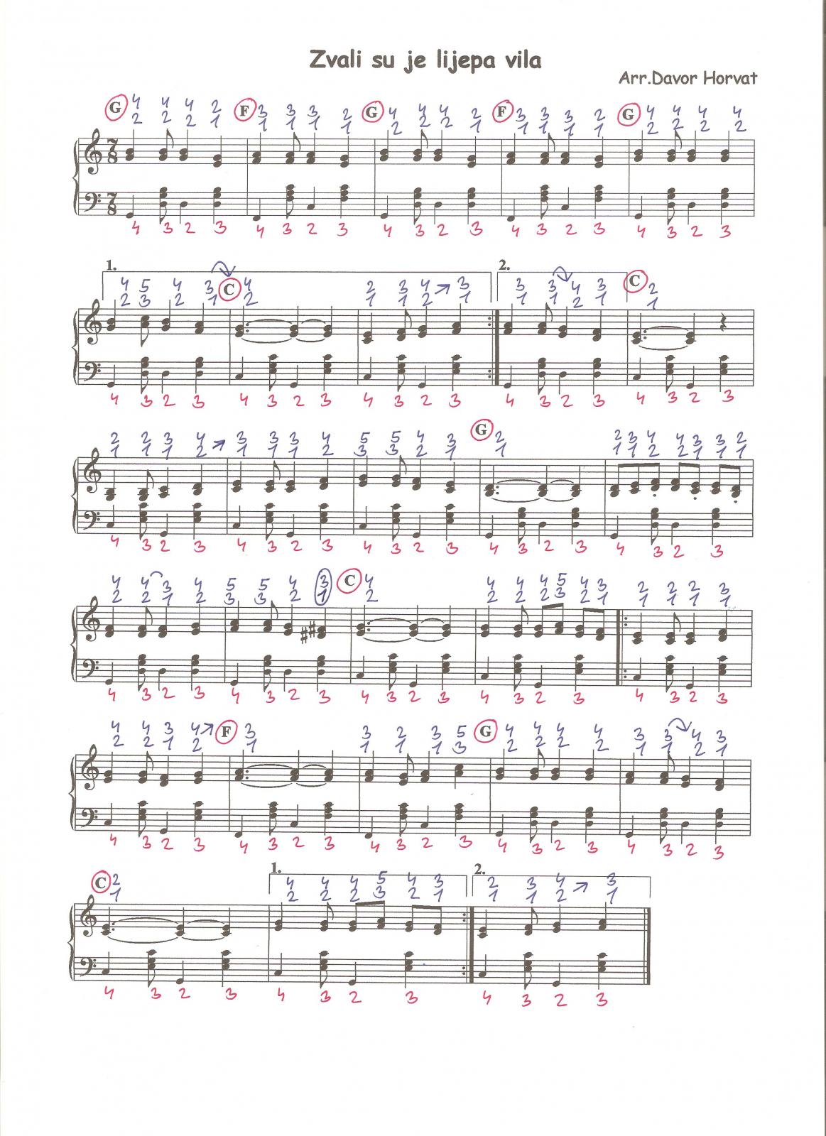 note harmoniku slika 132120419